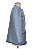 J. McLaughlin 100% Cotton Blue Coat Size S - photo 4