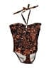 Zimmermann Print Brown One Piece Swimsuit Size 12 (4) - photo 1