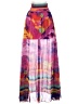 Bebe 100% Polyester Tie-dye Purple Casual Skirt Size XXS - photo 1