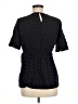 Seraphine 100% Viscose Polka Dots Black Short Sleeve Top Size 8 - photo 2