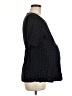 Seraphine 100% Viscose Polka Dots Black Short Sleeve Top Size 8 - photo 4