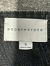 Paper Crane 100% Cotton Black Pullover Sweater Size S - photo 7