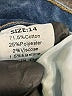 Unbranded Hearts Blue Jeans Size 14 - photo 4