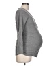 Assorted Brands Gray Long Sleeve Henley Size Lg Maternity - photo 4