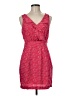 BCBGeneration 100% Polyester Hearts Red Casual Dress Size 6 - photo 1