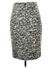 Ann Taylor Animal Print Gray Wool Skirt Size 4 - photo 1