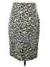 Ann Taylor Animal Print Gray Wool Skirt Size 4 - photo 2
