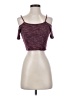 Bear Dance Burgundy Short Sleeve Top Size S - photo 1