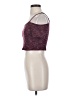 Bear Dance Burgundy Short Sleeve Top Size S - photo 5