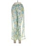 Marshalls 100% Polyester Floral Blue Casual Pants Size M - photo 2