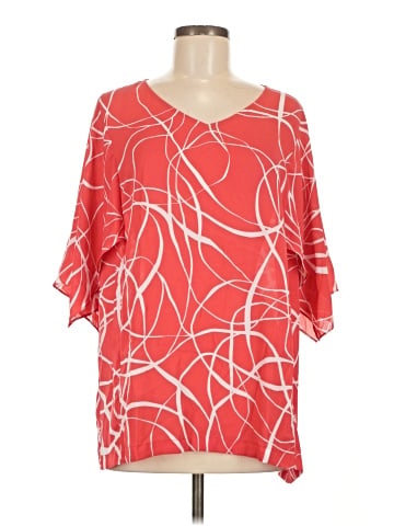 Dennis by Dennis Basso 3/4 Sleeve Blouse (view 1)