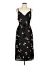 1.State Floral Black Casual Dress Size L - photo 1