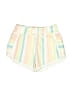 Roxy Girl Stripes Yellow Shorts Size 4 - photo 1