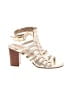 Vionic 100% Leather Gold Ivory Sandals Size 8 1/2 - photo 1
