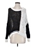 Pol Color Block White Pullover Sweater Size S - photo 1