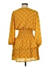 Blue Rain 100% Polyester Yellow Casual Dress Size M - photo 2