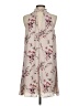 Soprano 100% Polyester Floral Gray Casual Dress Size S - photo 2