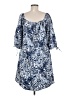 Dylan Paisley Blue Casual Dress Size M - photo 2