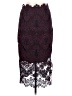 Sandro Paisley Burgundy Formal Skirt Size Med (2) - photo 1