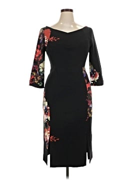 off shoulder floral cocktail dress MEROKEETY Women's Bodycon Dresses, Beige, S Size:18X COUNTRY|EU The fitted bodice gently 1980s Fashion 80s Shoulder