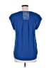 Daniel Rainn 100% Polyester Blue Short Sleeve Blouse Size M - photo 2