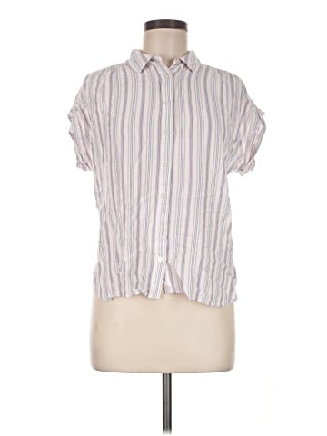 Ann Taylor LOFT Short Sleeve Button-Down Shirt (view 1)