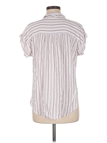 Ann Taylor LOFT Short Sleeve Button-Down Shirt (view 2)
