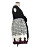 Olian 100% Polyester Graphic Black Casual Dress Size S - photo 4