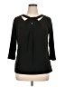 Kasper Black 3/4 Sleeve T-Shirt Size 1X - photo 1
