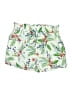 Ambiance Apparel 100% Rayon Tropical White Shorts Size L - photo 1