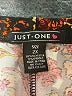 Just One Paisley Red Black Leggings Size 2X - photo 4