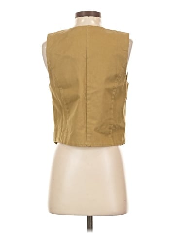 Madewell Button-Front Vest in (Re)generative Chino (view 2)