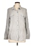 Soft Joie 100% Rayon Polka Dots Gray Long Sleeve Button-Down Shirt Size L - photo 1