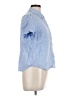 Lands' End Blue Short Sleeve Button-Down Shirt Size 10 (petite) - photo 4