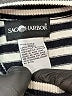 Sag Harbor 100% Acrylic Stripes Silver Black Turtleneck Sweater Size L - photo 7