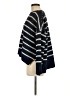 Pink Rose 100% Polyester Stripes Blue Black Pullover Sweater Size M - photo 5