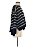 Pink Rose 100% Polyester Stripes Blue Black Pullover Sweater Size M - photo 4