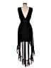 Sandro 100% Polyester Black Cocktail Dress Size Med (2) - photo 2