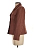 Le Suit 100% Polyester Tweed Brown Blazer Size 4 Petite - photo 5