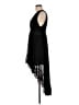 Sandro 100% Polyester Black Cocktail Dress Size Med (2) - photo 5