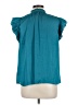 Current Air 100% Polyester Teal Sleeveless Blouse Size M - photo 2