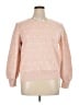 Adrianna Papell Polka Dots Pink Pullover Sweater Size 1X - photo 1