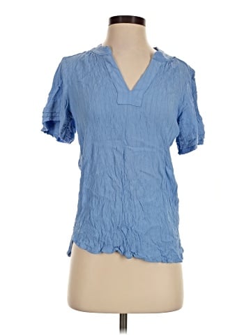 Well Worn Short Sleeve Blouse (view 1)