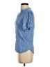 Well Worn 100% Viscose Blue Short Sleeve Blouse Size S - photo 5