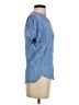 Well Worn 100% Viscose Blue Short Sleeve Blouse Size S - photo 4