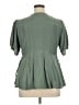 Torrid Green Short Sleeve Blouse Size 1X Plus (1) - photo 2
