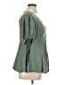 Torrid Green Short Sleeve Blouse Size 1X Plus (1) - photo 4