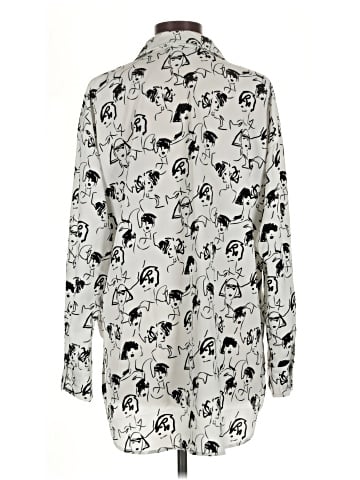 Karl Lagerfeld Paris Long Sleeve Blouse (view 2)