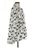 Karl Lagerfeld Paris 100% Polyester Print Silver Long Sleeve Blouse Size L - photo 4