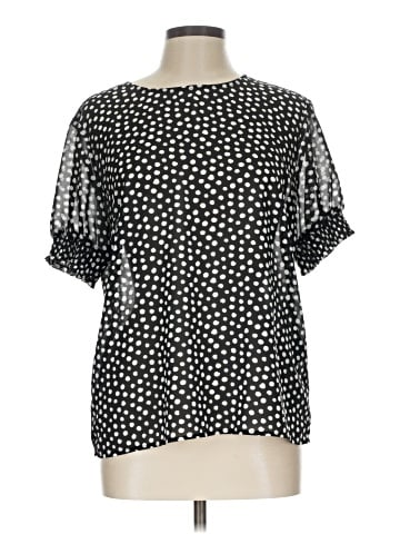 Pieces Short Sleeve Blouse (view 1)
